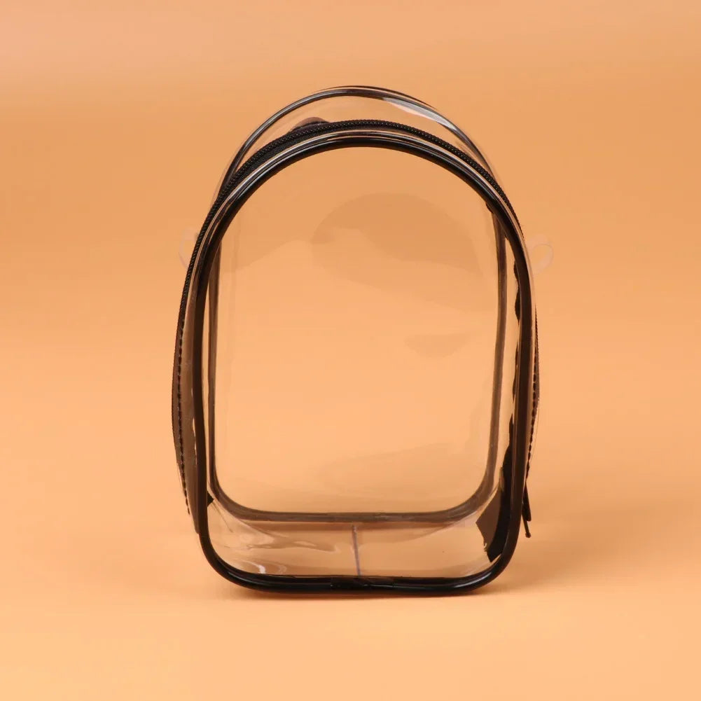 Labubu Protect Case Labubu Sitting Party 17cm Cotton Doll Shoulder Pain Bag PVC Storage Bag Labubu Walk Dustproof Bag